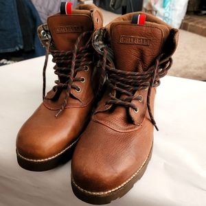 Brand New Tommy Hilfiger Vintage Leather Hiking Boots Size 13 Men's